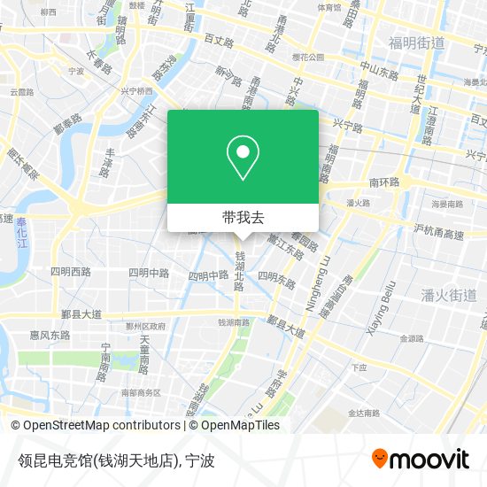 领昆电竞馆(钱湖天地店)地图