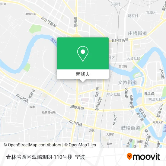 青林湾西区观澔观朗-110号楼地图