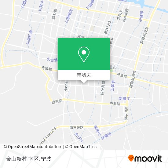 金山新村-南区地图