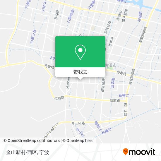 金山新村-西区地图