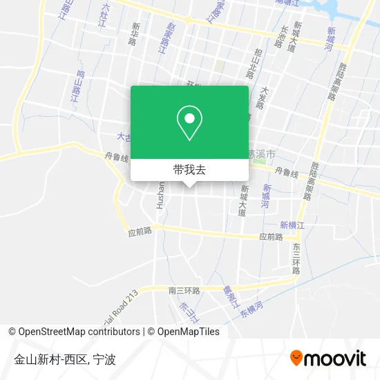 金山新村-西区地图