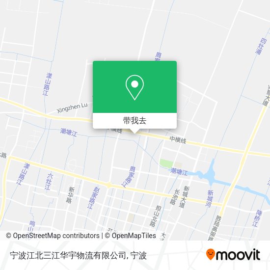 宁波江北三江华宇物流有限公司地图