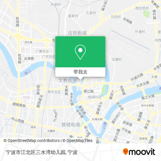 宁波市江北区三水湾幼儿园地图