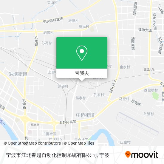 宁波市江北春越自动化控制系统有限公司地图
