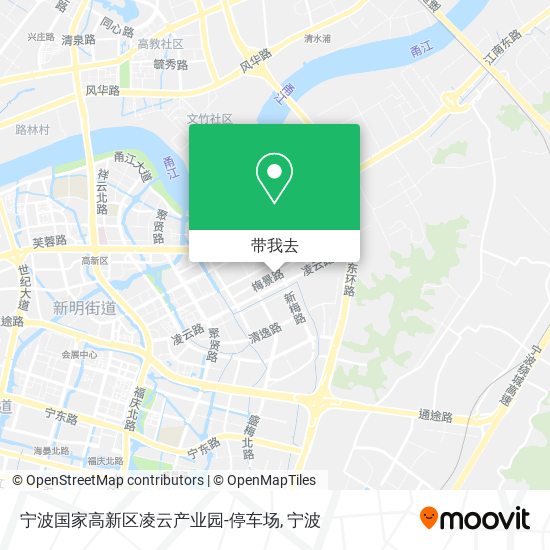 宁波国家高新区凌云产业园-停车场地图