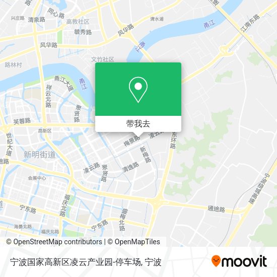 宁波国家高新区凌云产业园-停车场地图