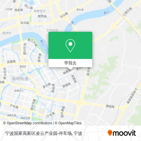 宁波国家高新区凌云产业园-停车场地图