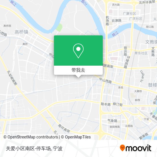 关爱小区南区-停车场地图