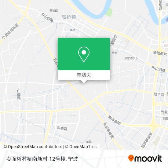 卖面桥村桥南新村-12号楼地图