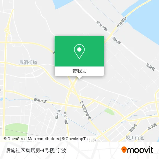 后施社区集居房-4号楼地图