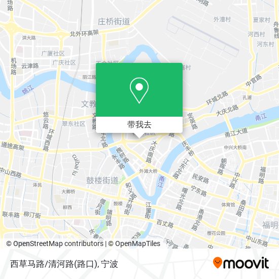 西草马路/清河路(路口)地图