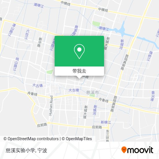 慈溪实验小学地图