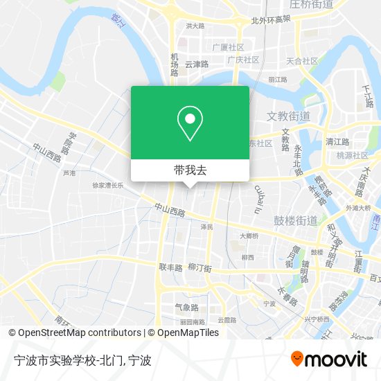 宁波市实验学校-北门地图