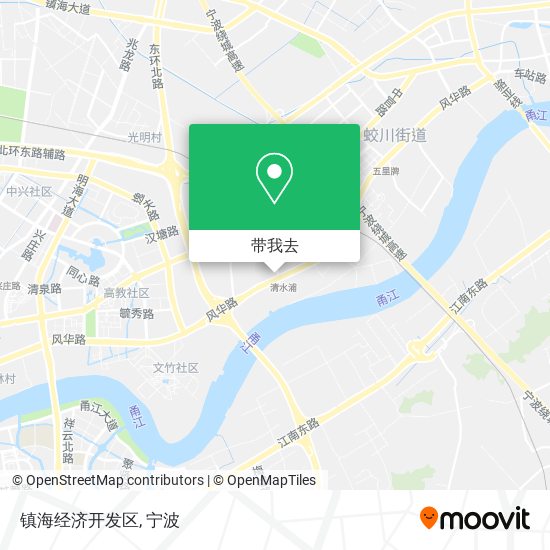 镇海经济开发区地图