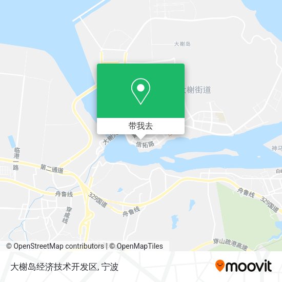 大榭岛经济技术开发区地图