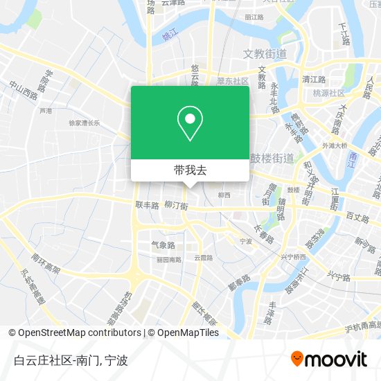 白云庄社区-南门地图