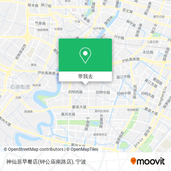 神仙居早餐店(钟公庙南路店)地图