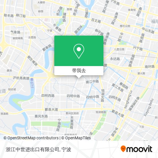 浙江中世进出口有限公司地图