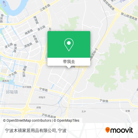 宁波木禧家居用品有限公司地图
