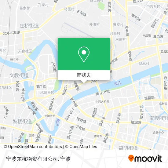 宁波东杭物资有限公司地图