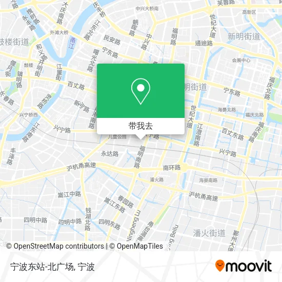 宁波东站-北广场地图