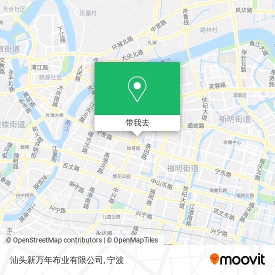 汕头新万年布业有限公司地图
