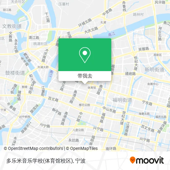 多乐米音乐学校(体育馆校区)地图