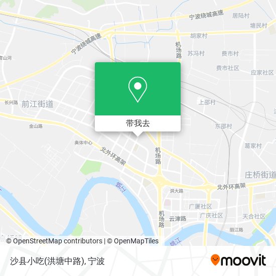 沙县小吃(洪塘中路)地图