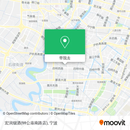 宏润烟酒(钟公庙南路店)地图