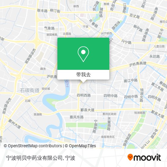 宁波明贝中药业有限公司地图
