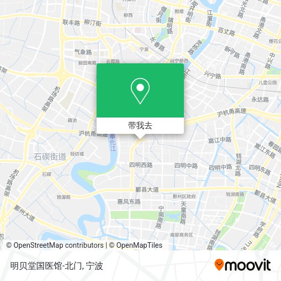 明贝堂国医馆-北门地图