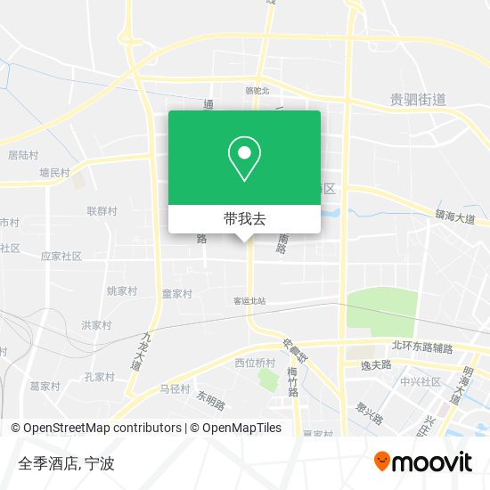 全季酒店地图