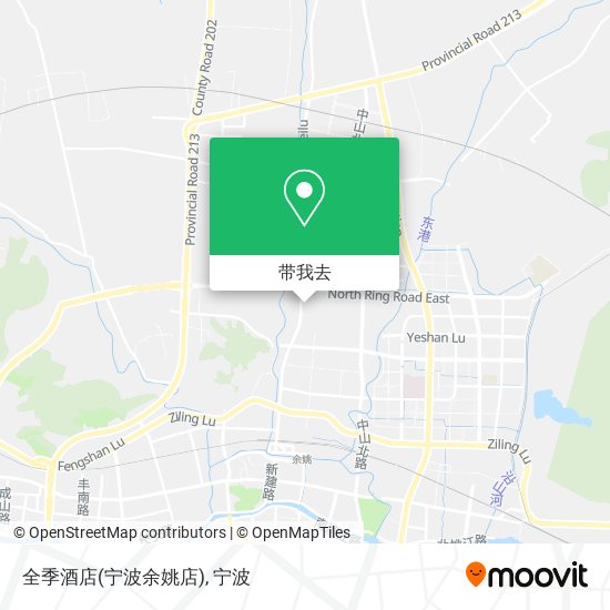 全季酒店(宁波余姚店)地图