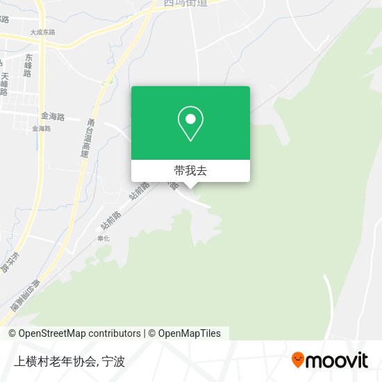 上横村老年协会地图