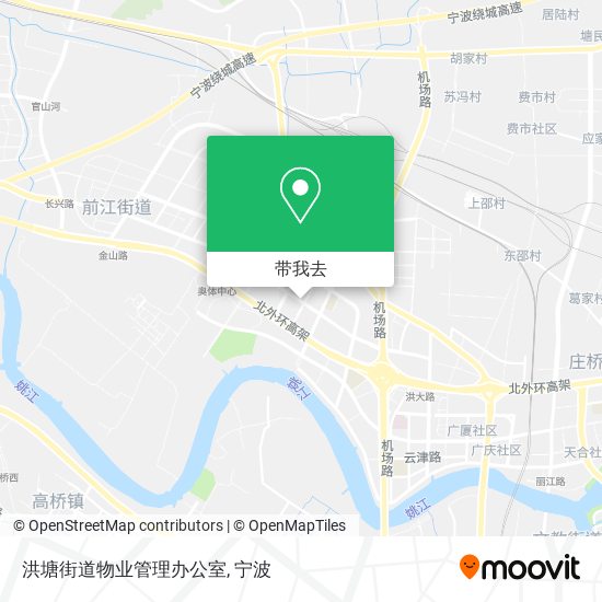 洪塘街道物业管理办公室地图