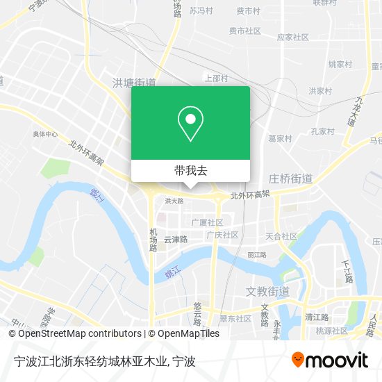 宁波江北浙东轻纺城林亚木业地图