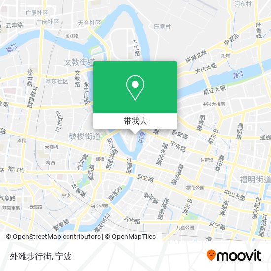 外滩步行街地图