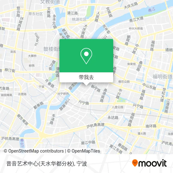 普音艺术中心(天水华都分校)地图