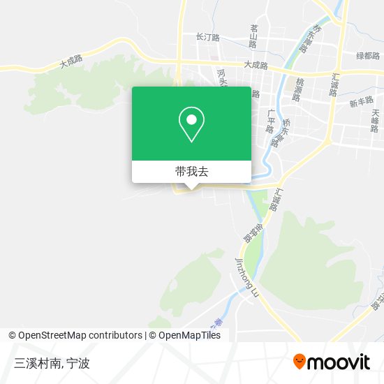 三溪村南地图