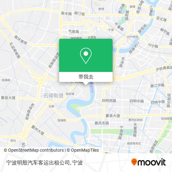 宁波明殷汽车客运出租公司地图
