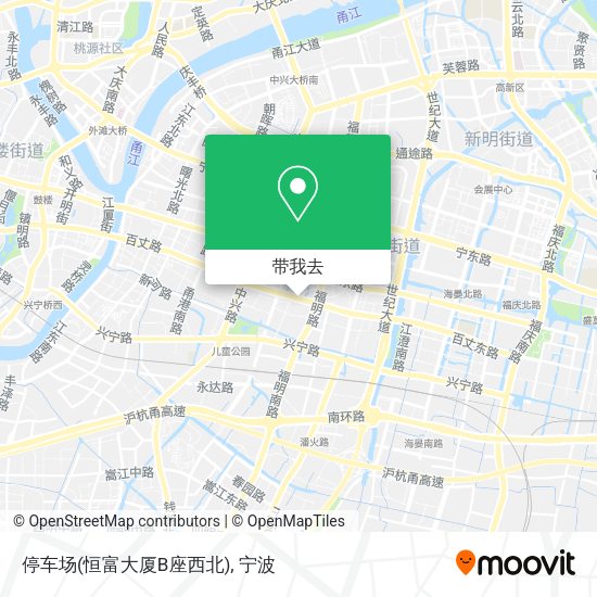 停车场(恒富大厦B座西北)地图