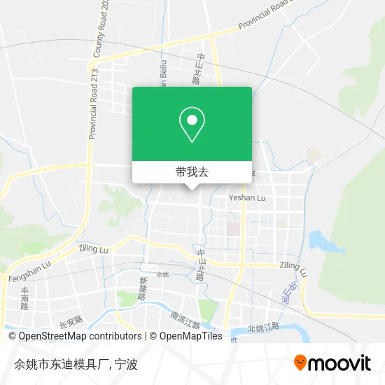 余姚市东迪模具厂地图