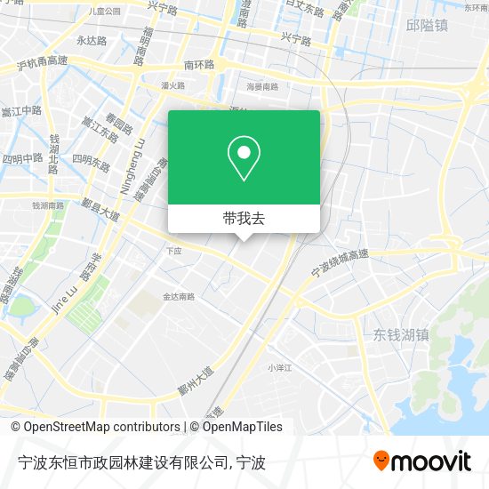 宁波东恒市政园林建设有限公司地图
