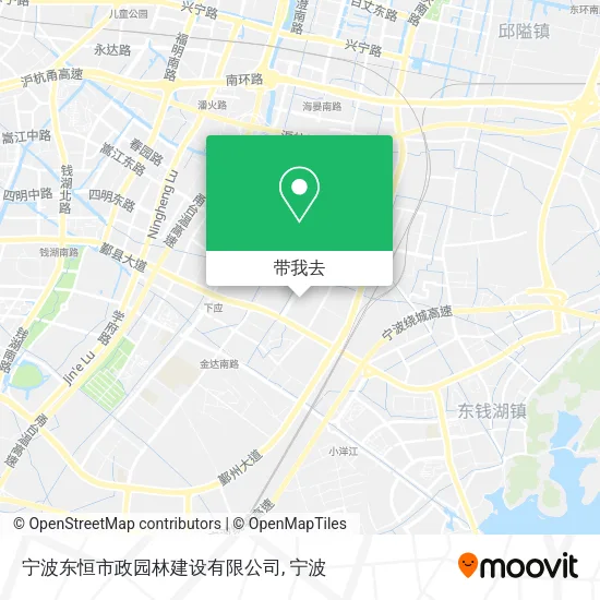 宁波东恒市政园林建设有限公司地图