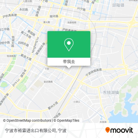 宁波市裕霖进出口有限公司地图