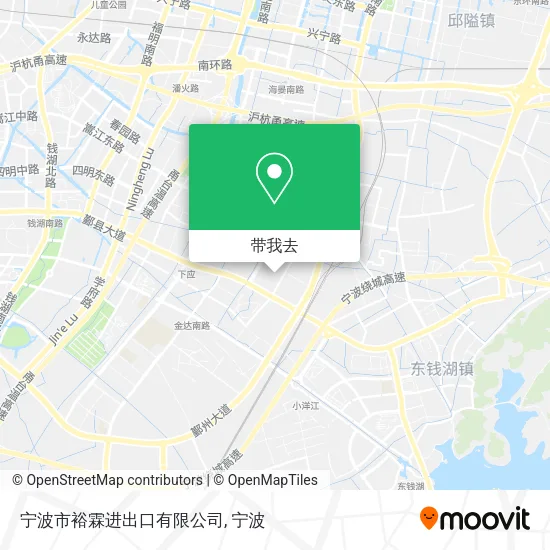 宁波市裕霖进出口有限公司地图