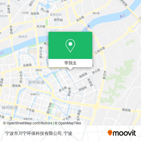 宁波市川宁环保科技有限公司地图