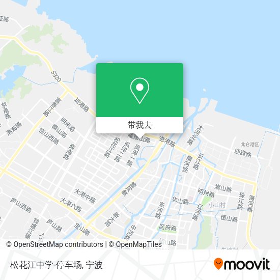 松花江中学-停车场地图