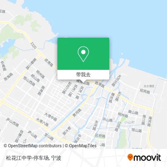 松花江中学-停车场地图