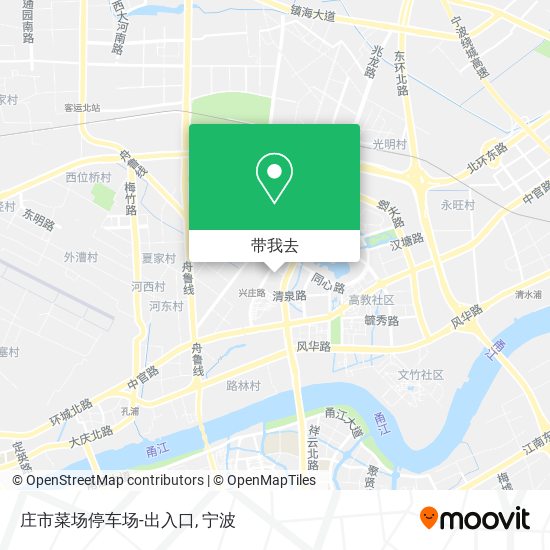 庄市菜场停车场-出入口地图